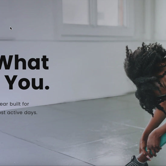 Clean video, of a minimal menu bar for Shopify store product pages